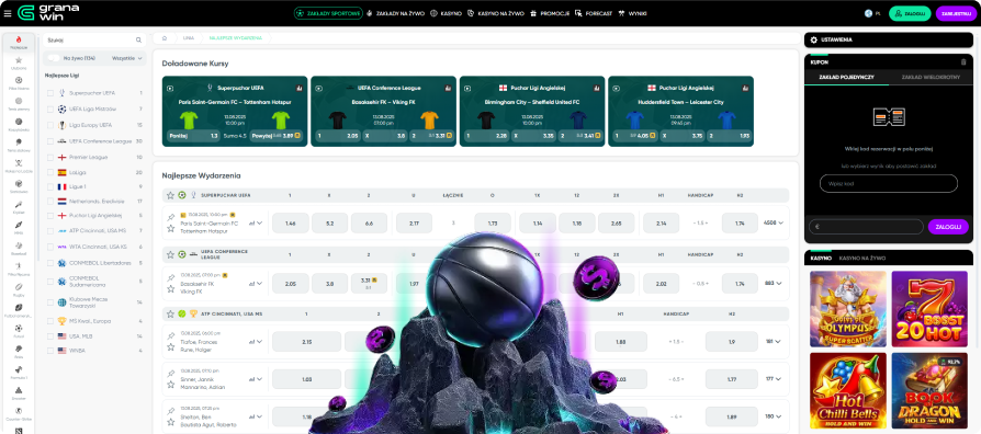 Granawin zakłady sportowe